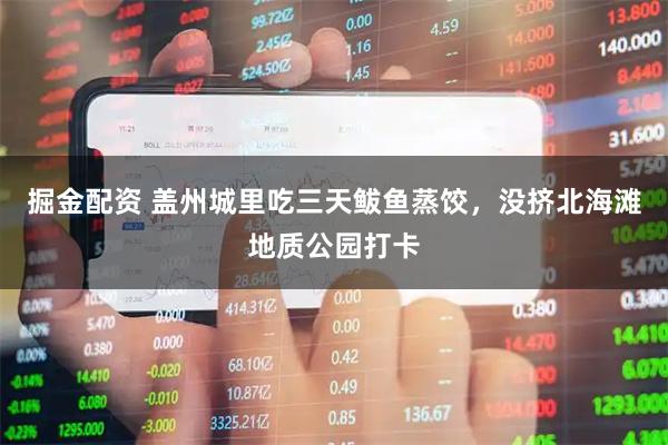 掘金配资 盖州城里吃三天鲅鱼蒸饺，没挤北海滩地质公园打卡